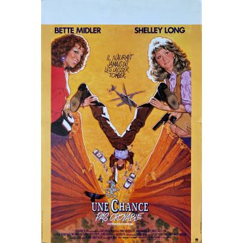 UNE CHANCE PAS CROYABLE Affiche de cinéma- 40x60 cm. - 1987 - Bette Midler, Arthur Hiller