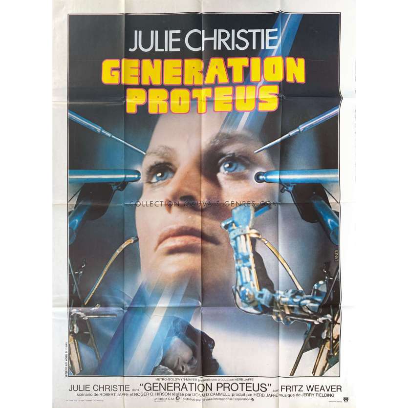 GENERATION PROTEUS Affiche de cinéma- 120x160 cm. - 1977 - Julie Christie, Donald Cammel