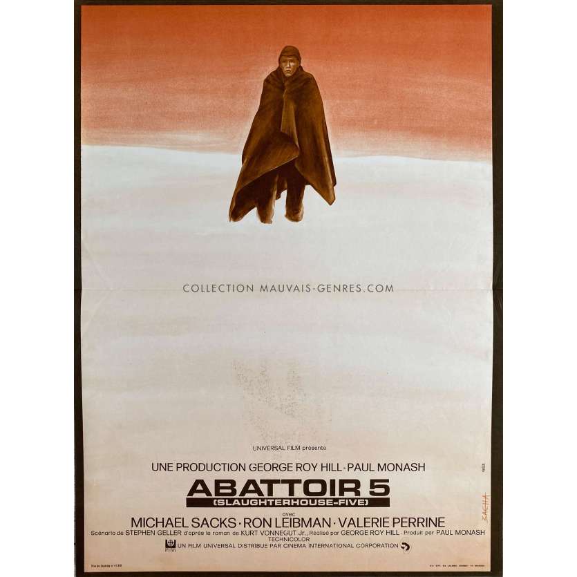 ABATTOIR 5 Affiche de cinéma- 40x54 cm. - 1972 - Michael Sacks, George Roy Hill