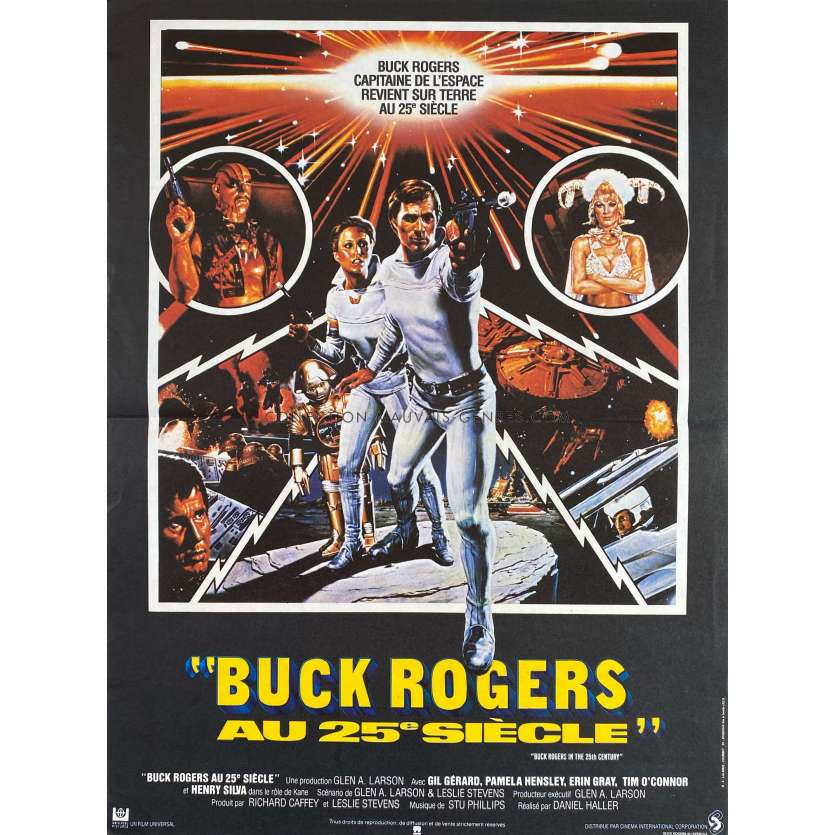 BUCK ROGERS Affiche de cinéma- 40x54 cm. - 1979 - Gil Gerard, Daniel Haller