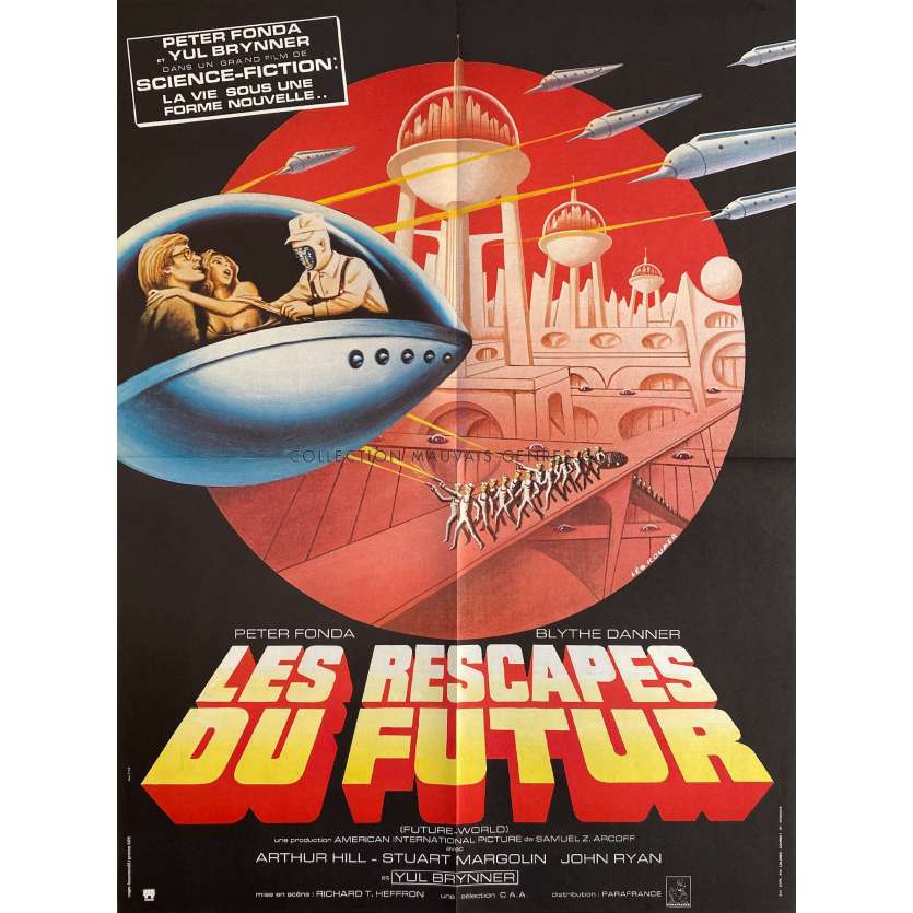 FUTURE WORLD French Movie Poster- 23x32 in. - 1976 - Richard T. Heffron, Peter Fonda