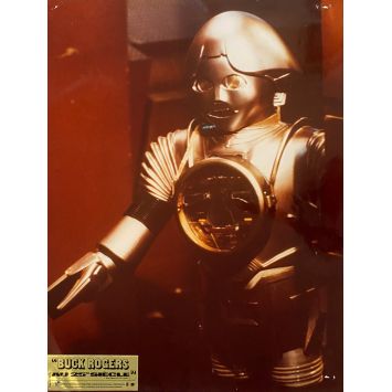 BUCK ROGERS French Lobby Card N03 - 12x15 in. - 1979 - Daniel Haller, Gil Gerard