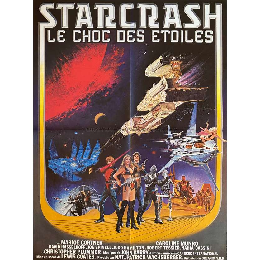 STARCRASH Affiche de cinéma- 60x80 cm. - 1978 - Caroline Munro, Luigi Cozzi