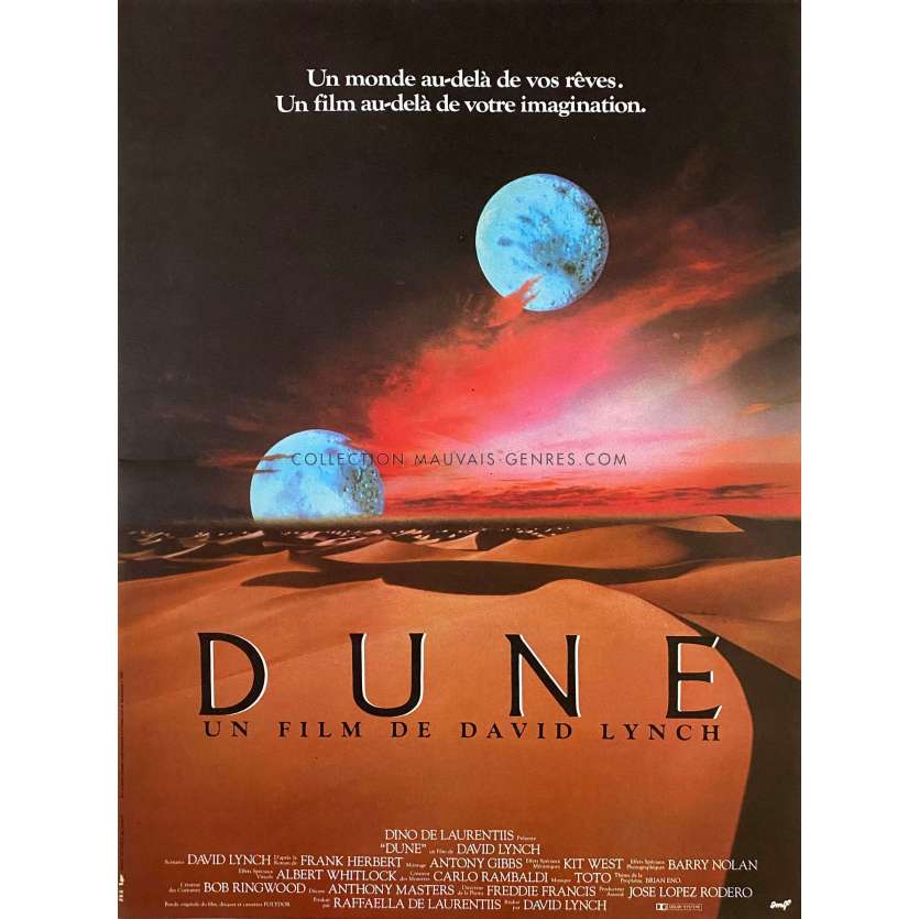 DUNE Affiche de film- 40x54 cm. - 1982 - Kyle McLachlan, David Lynch