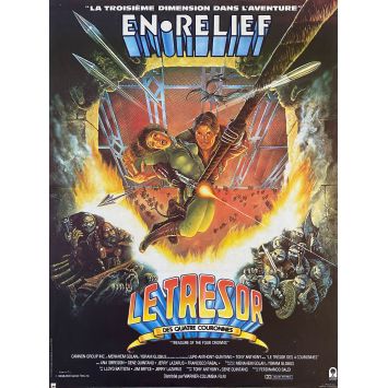 LE TRESOR DES QUATRE COURONNES Affiche de film- 40x54 cm. - 1983 - Tony Anthony, Ferdinando Baldi