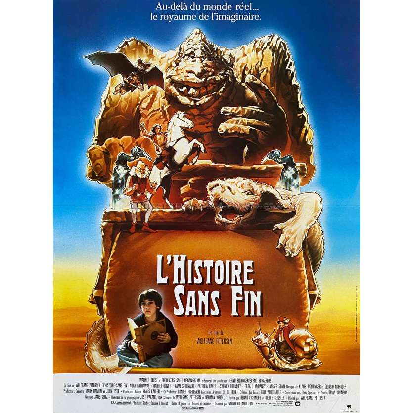 L'HISTOIRE SANS FIN Affiche de film- 40x54 cm. - 1984 - Barret Oliver, Wolfgang Petersen