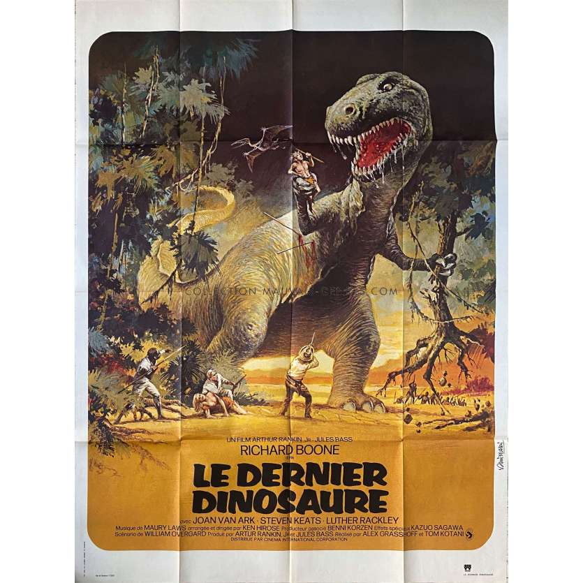 LE DERNIER DINOSAURE Affiche de film- 120x160 cm. - 1977 - Richard Boone, Alexander Grasshoff