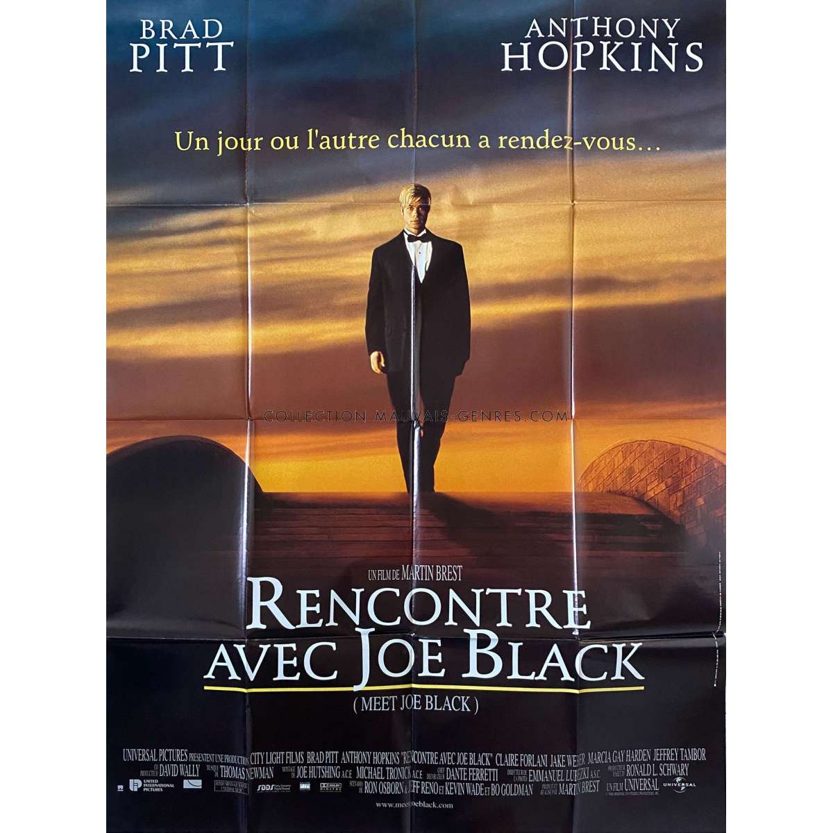 Affiche De Film Française De RENCONTRE AVEC JOE BLACK - 120x160 Cm.