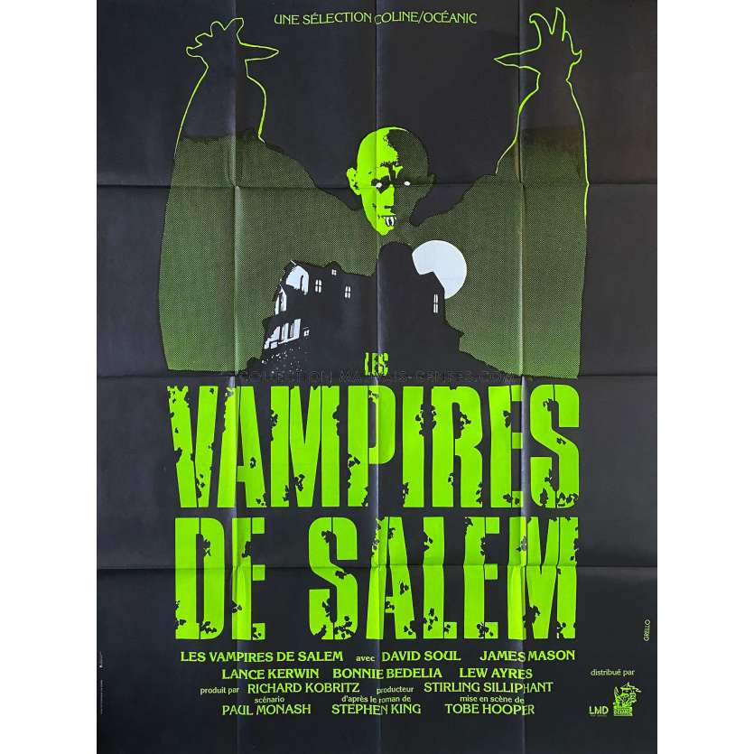 SALEM'S LOT French Movie Poster- 47x63 in. - 1979 - Tobe Hooper, David Soul