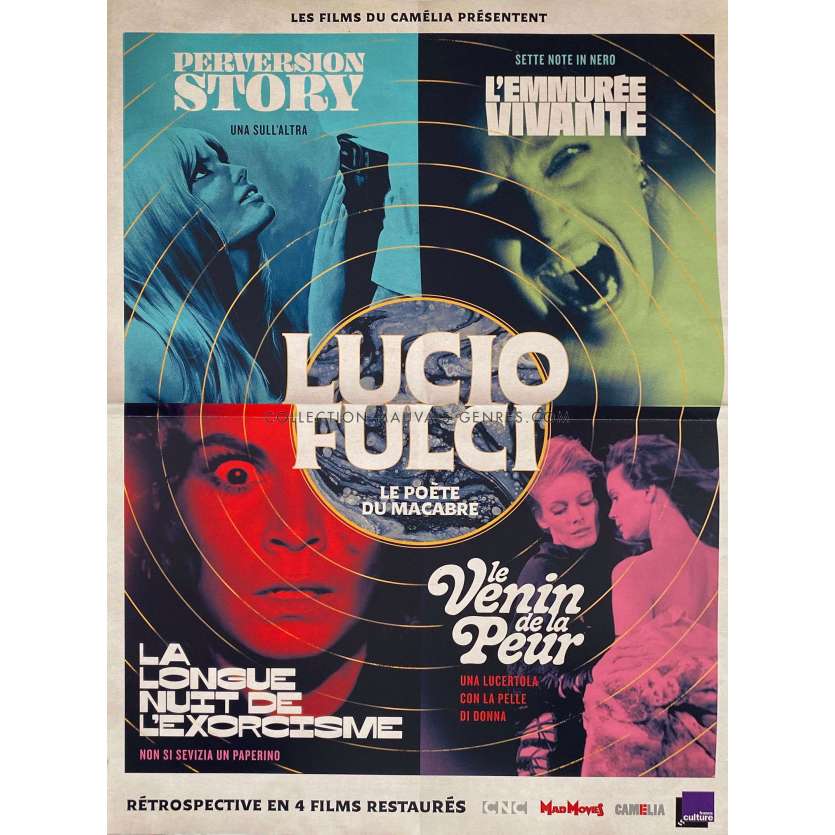 LUCIO FULCI POETE DU MACABRE French Movie Poster- 15x21 in. - 2019 - Lucio Fulci, Katherine Maccoll