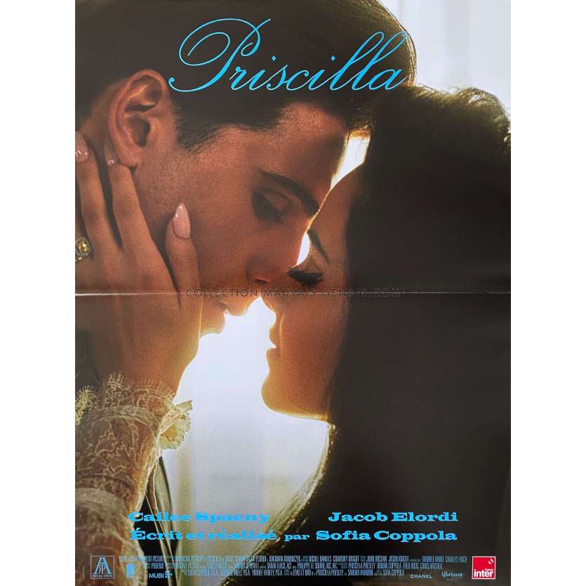 PRISCILLA Affiche de film- 40x54 cm. - 2023 - Cailee Spaeny, Sofia Coppola