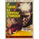 CREATURE WITH THE ATOM BRAIN Belgian Movie Poster- 14x21 in. - 1955 - Edward L. Cahn, Richard Denning