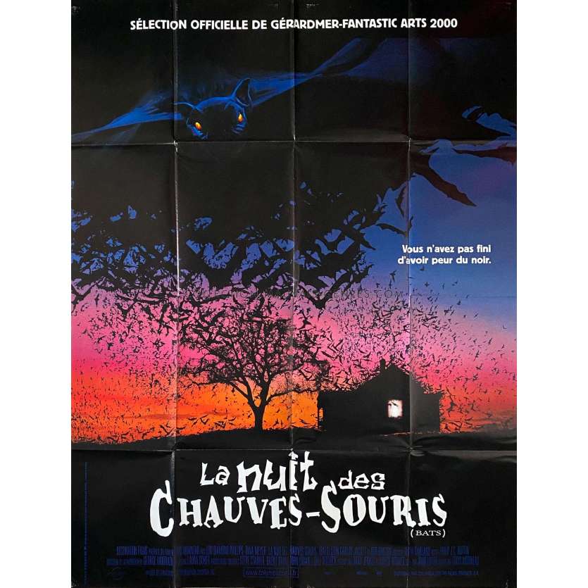 LA NUIT DES CHAUVES-SOURIS Affiche de film- 120x160 cm. - 1999 - Lou Diamond Phillips, Louis Morneau