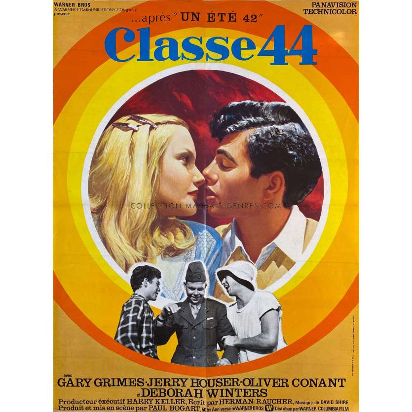 CLASS OF 44 French Movie Poster- 23x32 in. - 1973 - Paul Bogart, Gary Grimes