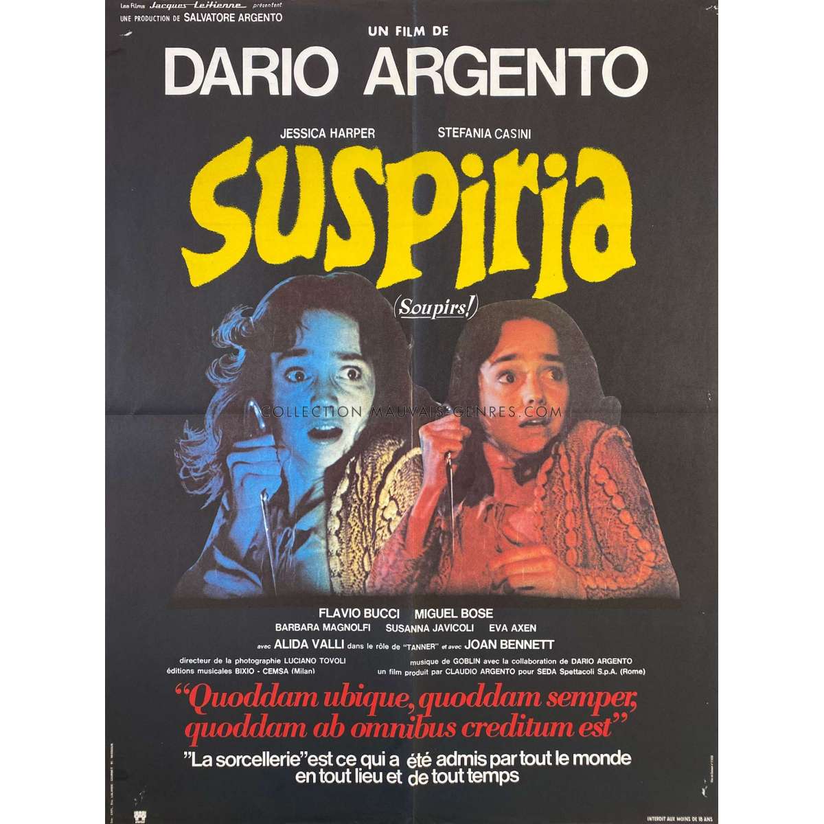 SUSPIRIA French Movie Poster - 23x32 in. - 1977