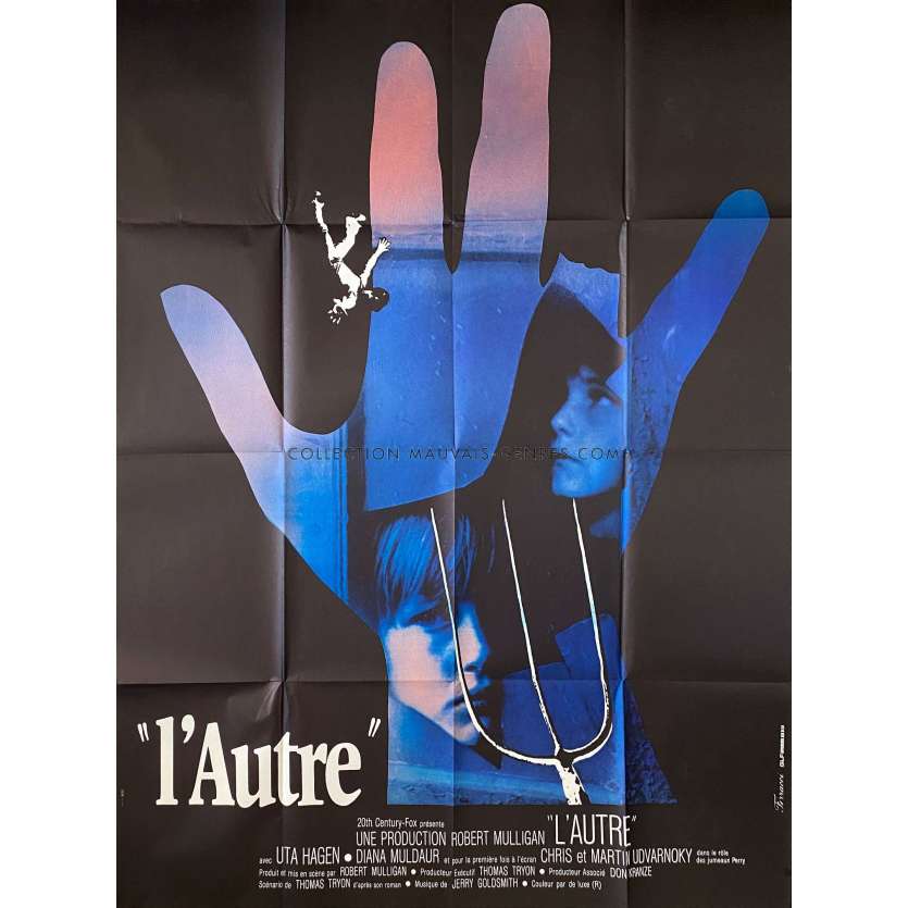 THE OTHER French Movie Poster- 47x63 in. - 1972 - Robert Mulligan, Uta Hagen