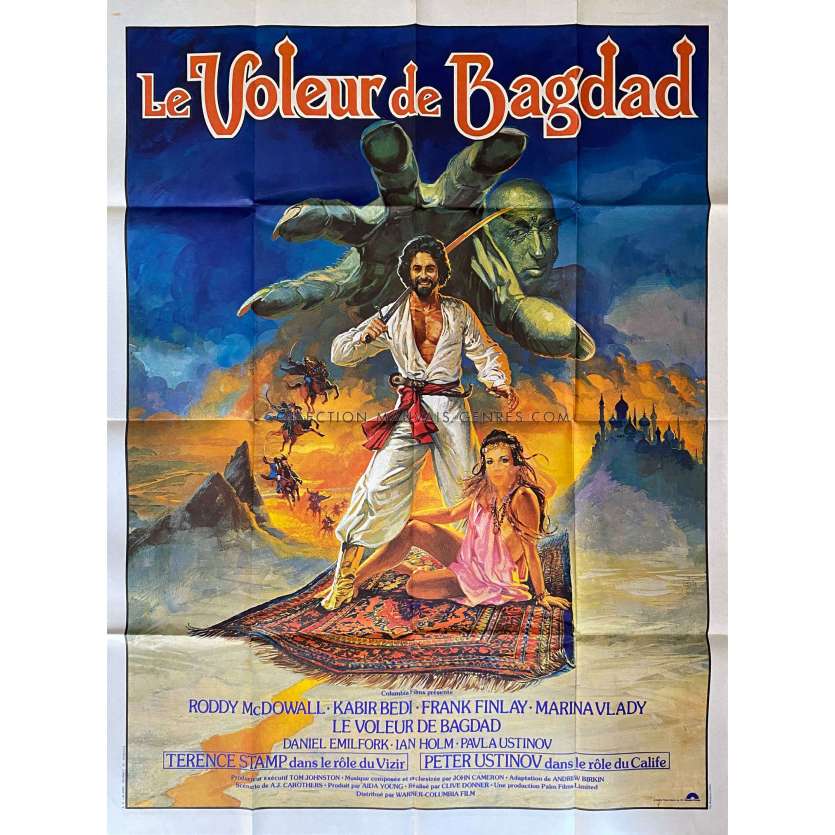 LE VOLEUR DE BAGDAD Affiche de cinéma- 120x160 cm. - 1978 - Roddy McDowall, Clive Donner