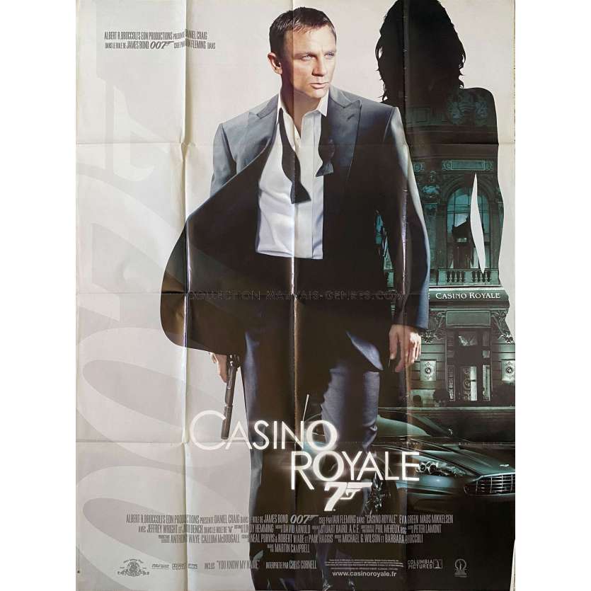 CASINO ROYALE  French Movie Poster- 47x63 in. - 2006 - Martin Campbell, Daniel Craig