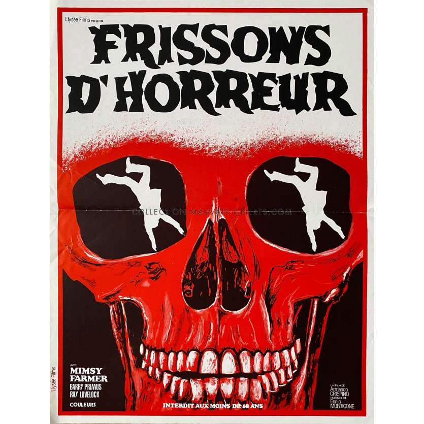 AUTOPSY French Movie Poster- 15x21 in. - 1975 - Armando Crispino, Mimsy Farmer