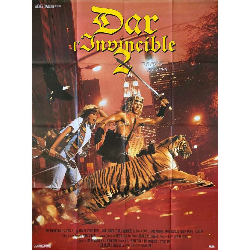 DAR L'INVINCIBLE 2 Affiche de film- 120x160 cm. - 1991 - Marc Singer, Sylvio Tabet