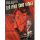 LES YEUX SANS VISAGE Affiche de cinéma- 60x80 cm. - 1960 - Alida Valli, Georges Franju