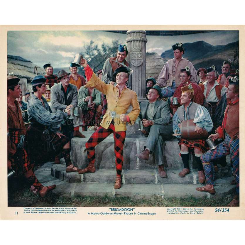 BRIGADOON U.S Lobby Card N11 - 8x10 in. - 1954 - Vincente Minnelli, Gene Kelly