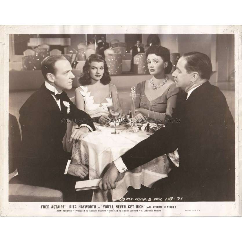 YOU'LL NEVER GET RICH U.S Movie Still 118-71 - 8x10 in. - 1941 - Sidney Lanfield, Fred Astaire