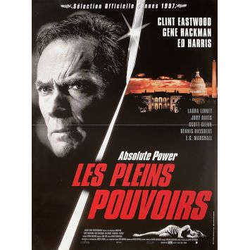 LES PLEINS POUVOIRS Affiche de cinéma- 40x54 cm. - 1997 - Gene Hackman, Clint Eastwood