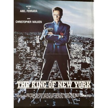 THE KING OF NEW YORK Affiche de cinéma- 40x54 cm. - 1990 - Christopher Walken, Abel Ferrara