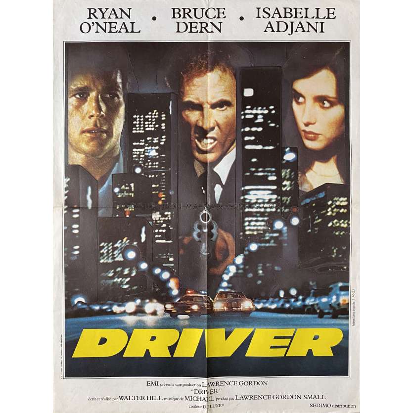 THE DRIVER French Movie Poster Style A - 23x32 in. - 1978 - Walter Hill, Ryan O'Neal