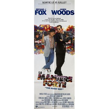 THE HARD WAY French Movie Poster- 23x63 in. - 1991 - John Badham, Michael J. Fox