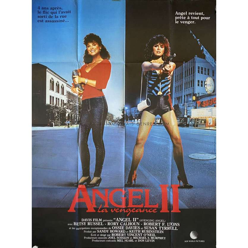 ANGEL 2 LA VENGEANCE Affiche de cinéma- 120x160 cm. - 1985 - Betsy Russell, Robert Vincent O'Neil