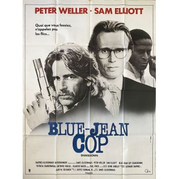 BLUE JEAN COP Affiche de cinéma- 120x160 cm. - 1988 - Peter Weller, James Glickenhaus