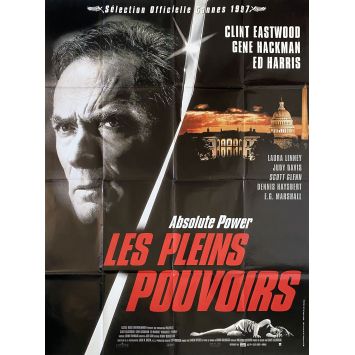 ABSOLUTE POWER French Movie Poster- 47x63 in. - 1997 - Clint Eastwood, Gene Hackman