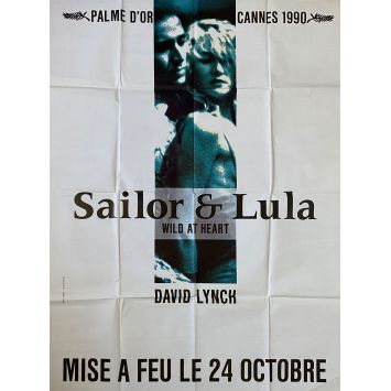 SAILOR ET LULA Affiche de cinéma Preventive. - 120x160 cm. - 1990 - Nicolas Cage, David Lynch