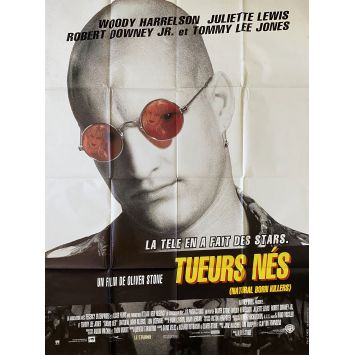 NATURAL BORN KILLERS French Movie Poster- 47x63 in. - 1994 - Oliver Stone, Woody Harrelson