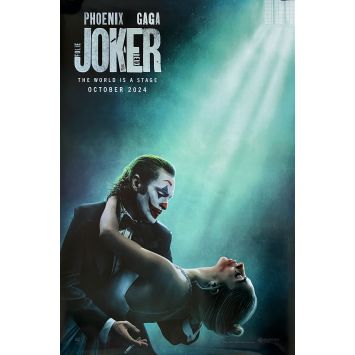 JOKER FOLIE A DEUX U.S Movie Poster Adv. Inter. - 27x40 in. - 2024 - Todd Phillips, Joaquin Phoenix