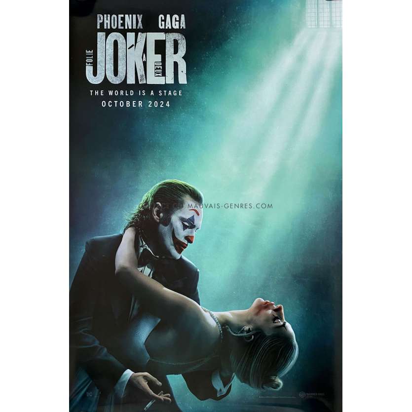 JOKER FOLIE A DEUX U.S Movie Poster Adv. Inter. - 27x40 in. - 2024 - Todd Phillips, Joaquin Phoenix