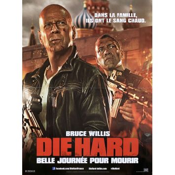 A GOOD DAY TO DIE HARD French Movie Poster- 15x21 in. - 2013 - John Moore, Bruce Willis
