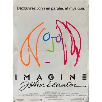 IMAGINE JOHN LENNON Affiche de film- 40x54 cm. - 1988 - Paul McCartney, Andrew Solt