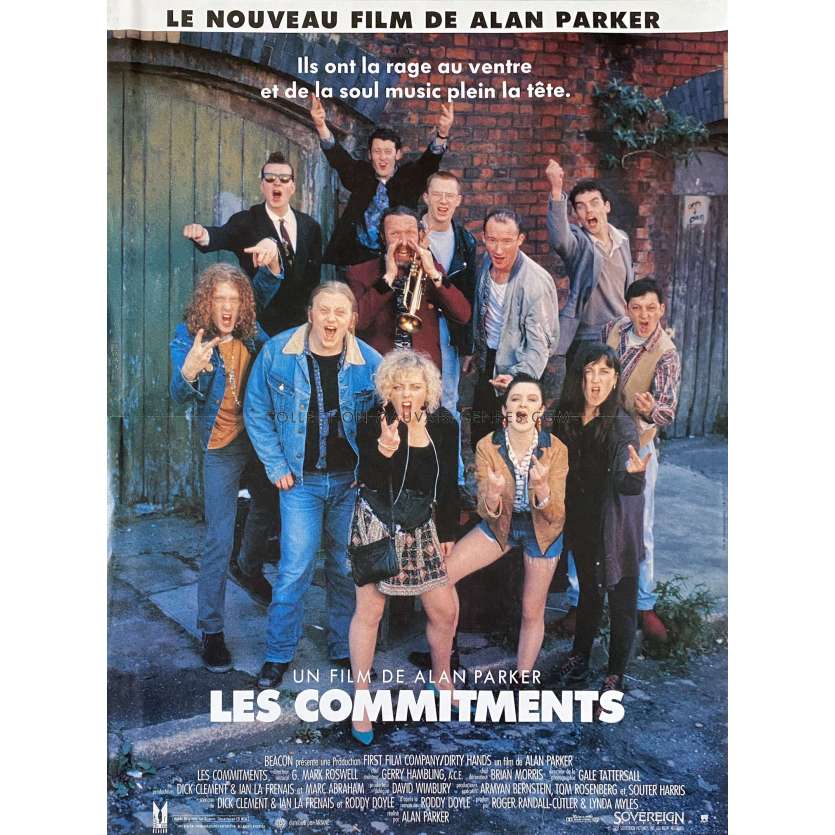 THE COMMITMENTS French Movie Poster- 15x21 in. - 1991 - Alan Parker, Robert Arkins