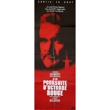 A LA POURSUITE D'OCTOBRE ROUGE Affiche de film- 60x160 cm. - 1990 - Sean Connery, John McTiernan