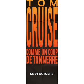 JOURS DE TONNERRE Affiche de film Preventive. - 60x160 cm. - 1990 - Tom Cruise, Tony Scott