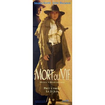 MORT OU VIF Affiche de film- 60x160 cm. - 1995 - Sharon Stone, Sam Raimi