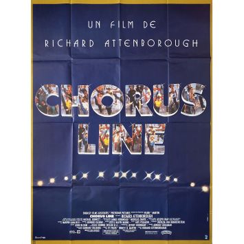 A CHORUS LINE French Movie Poster- 47x63 in. - 1985 - Richard Attenborough, Michael Douglas