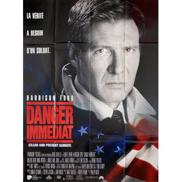 CLEAR AND PRESENT DANGER French Movie Poster- 47x63 in. - 1994 - Phillip Noyce, Harrison Ford