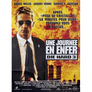 DIE HARD 3 - UNE JOURNEE EN ENFER Affiche de film Modele Irons. - 120x160 cm. - 1995 - Bruce Willis, John McTiernan