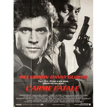 L'ARME FATALE Affiche de film- 120x160 cm. - 1987 - Mel Gibson, Richard Donner