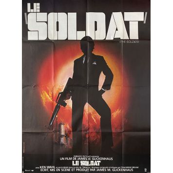THE SOLDIER French Movie Poster- 47x63 in. - 1982 - James Glickenhaus, Ken Wahl