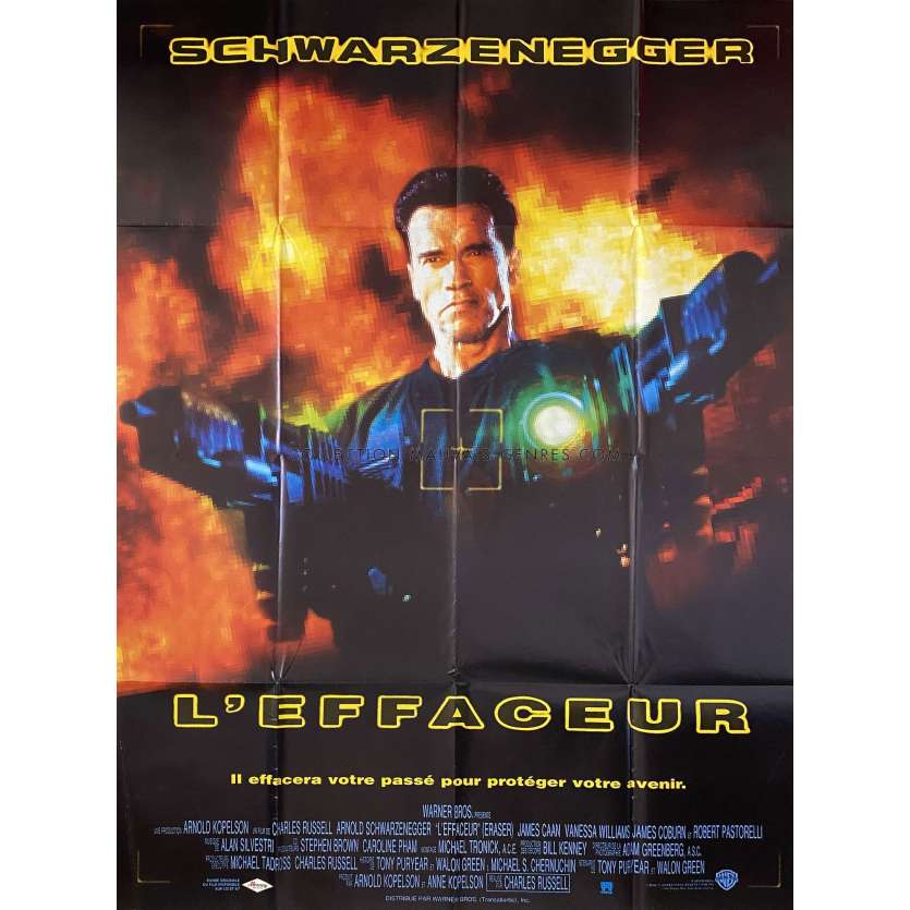 L'EFFACEUR Affiche de film- 120x160 cm. - 1996 - Arnold Schwarzenegger, Chuck Russel